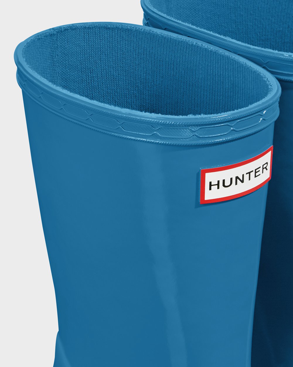 Botas De Agua Original First Classic Gloss Hunter Niños - Azules - 912350RLB